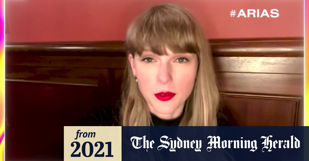 Video Taylor Swift wins ARIA Award for Most Popular International Artist